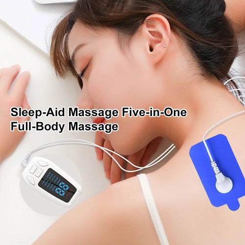 5 in 1 Electric Muscle Stimulator Interferential High-Frequency Physiotherapy Device Sleep Aid Microcurrent Massage EMS Migraine