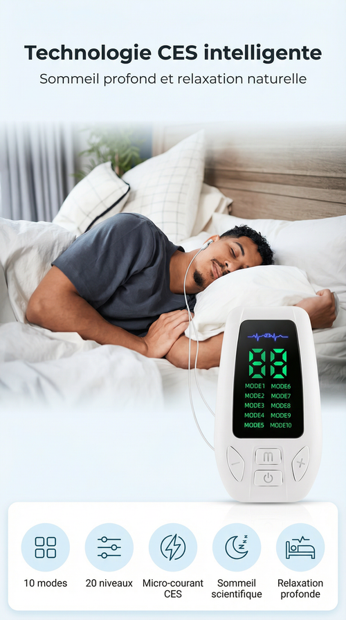 Appareil d’aide au sommeil CES  Relaxation profonde