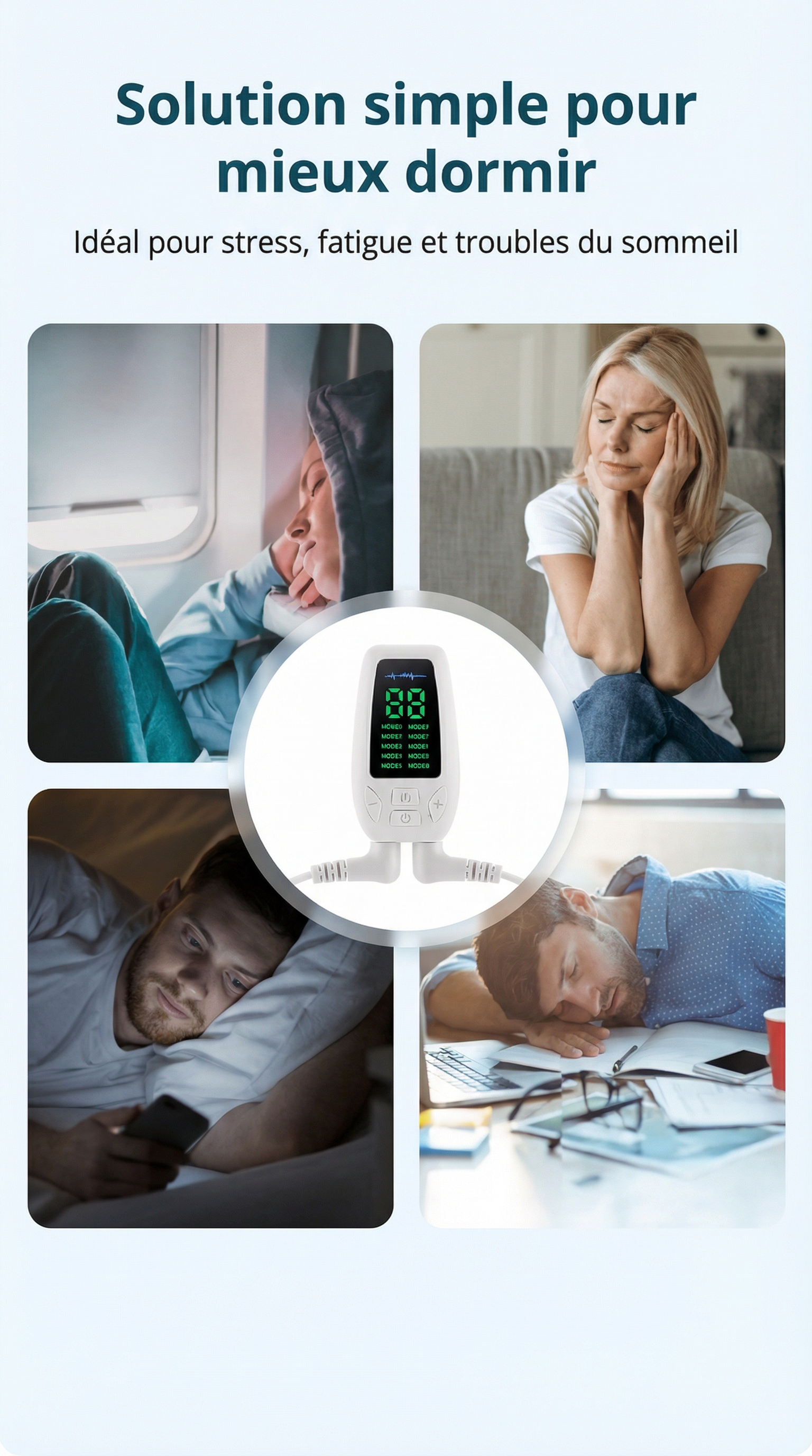 Appareil d’aide au sommeil CES  Relaxation profonde